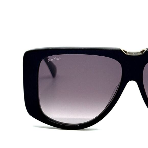 NEW!!! MAXMARA Sunglasses Spark1 MM0075 01B Authentic - Picture 5 of 13